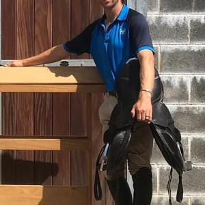 Eventing horse owner Nick Gauntlett looked on in horror as he watched his prize stallion die