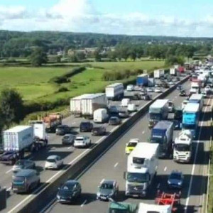 Traffic building on the M25./ppPicture: National Highways