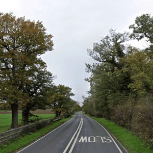 The A414 in Essex between Chelmsford and Ongar (Google Maps)